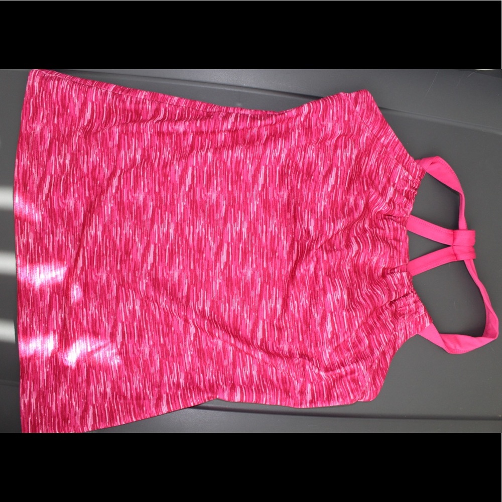 Athletic “T-back” style athletic tank